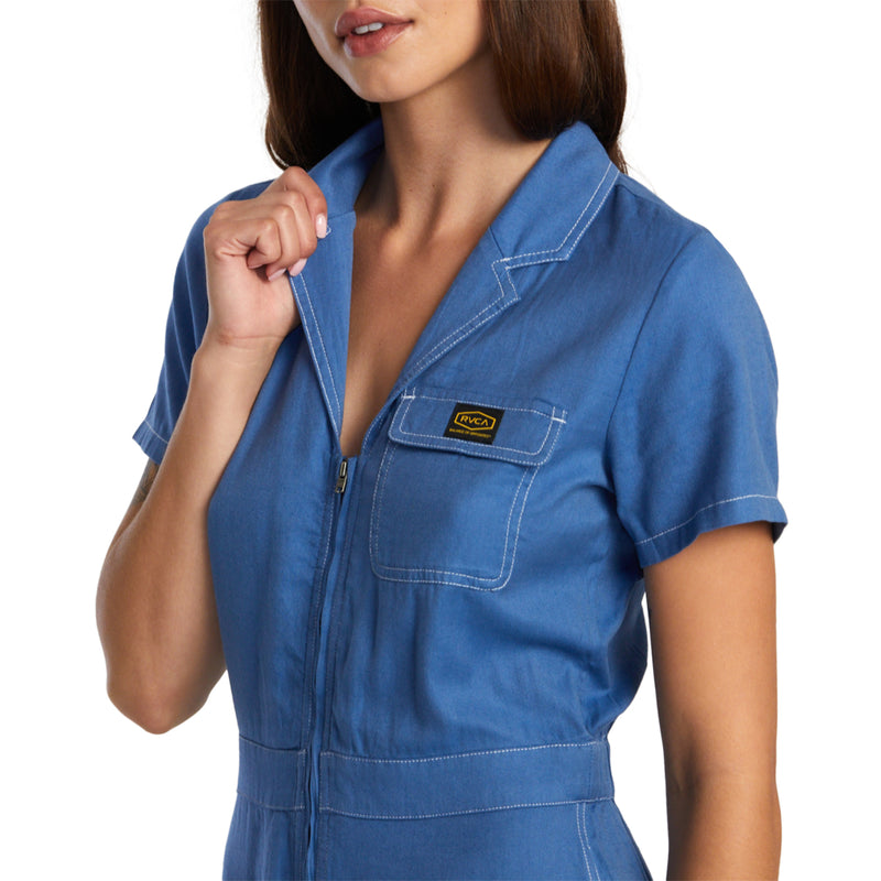 Load image into Gallery viewer, RVCA Women&#39;s Spring Shift Workwear Jumpsuit
