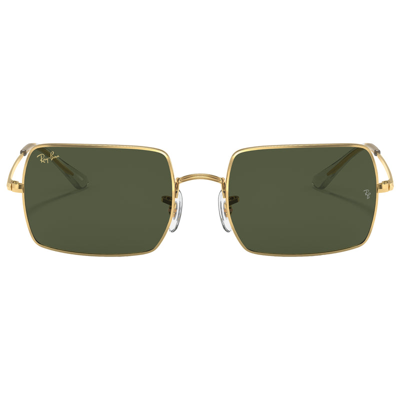 Load image into Gallery viewer, Ray-Ban Rectangle 1969 Sunglasses - Polished Gold/Green
