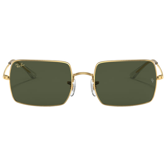 Ray-Ban Rectangle 1969 Sunglasses - Polished Gold/Green