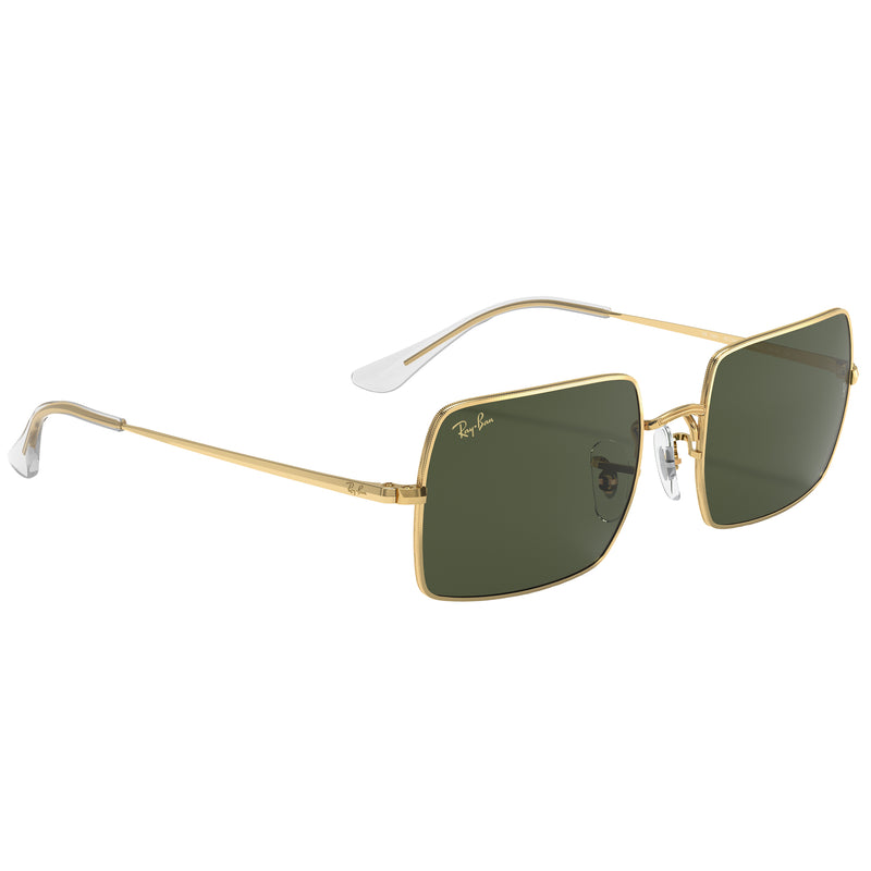 Load image into Gallery viewer, Ray-Ban Rectangle 1969 Sunglasses - Polished Gold/Green
