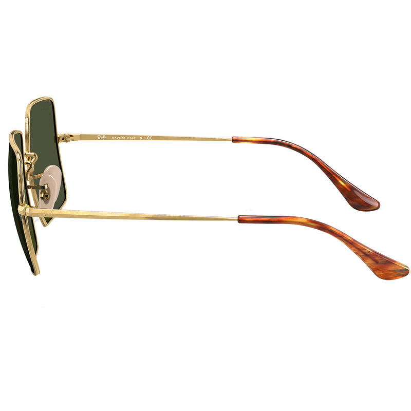 Load image into Gallery viewer, Ray-Ban Square 1971 Classic Sunglasses - Polished Gold/Green
