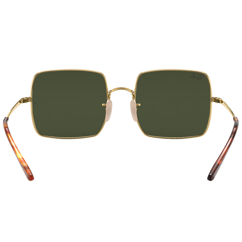 Load image into Gallery viewer, Ray-Ban Square 1971 Classic Sunglasses - Polished Gold/Green
