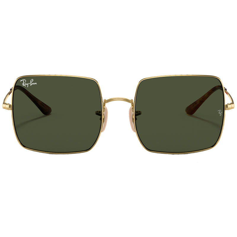 Load image into Gallery viewer, Ray-Ban Square 1971 Classic Sunglasses - Polished Gold/Green
