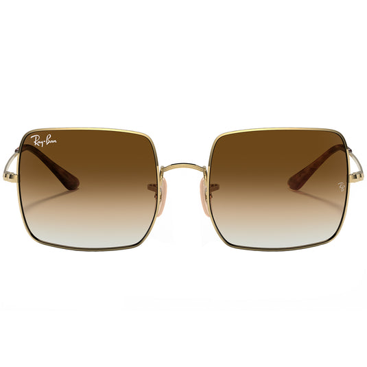 Ray-Ban Square 1971 Classic Sunglasses - Polished Gold/Light Brown