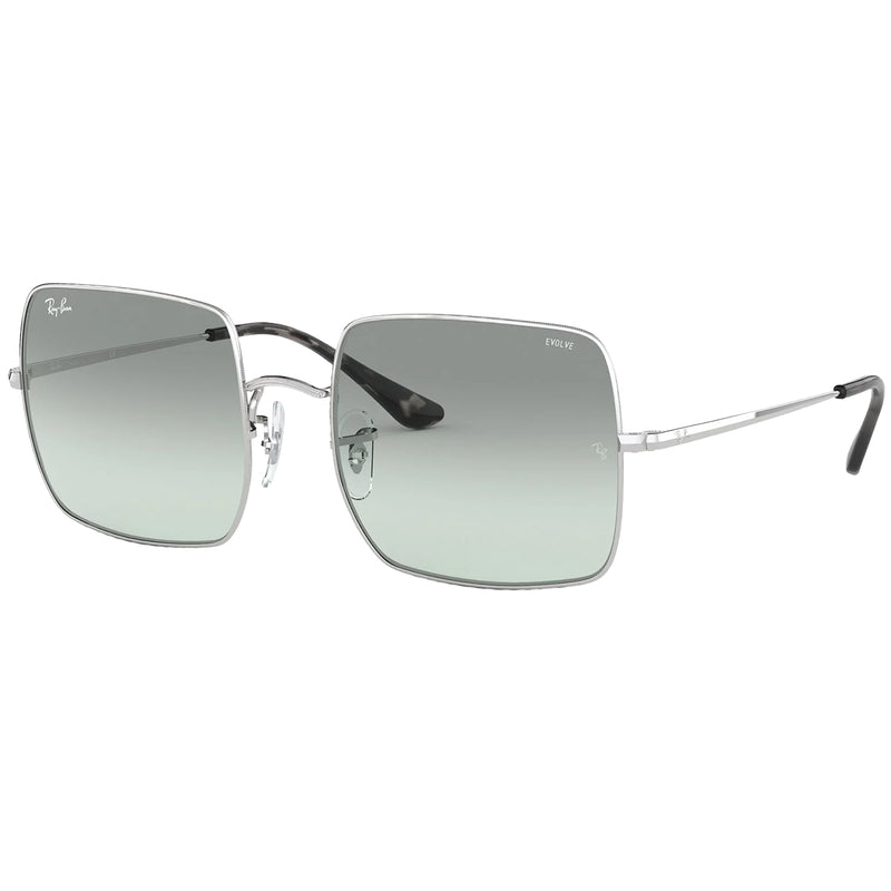 Load image into Gallery viewer, Ray-Ban Square 1971 Classic Sunglasses - Polished Silver/Blue
