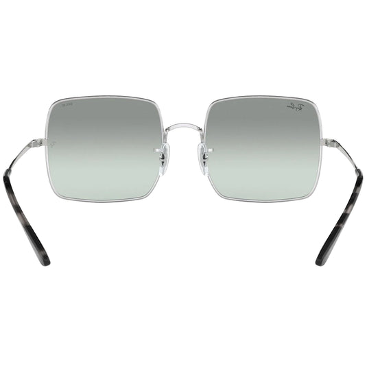 Ray-Ban Square 1971 Classic Sunglasses - Polished Silver/Blue