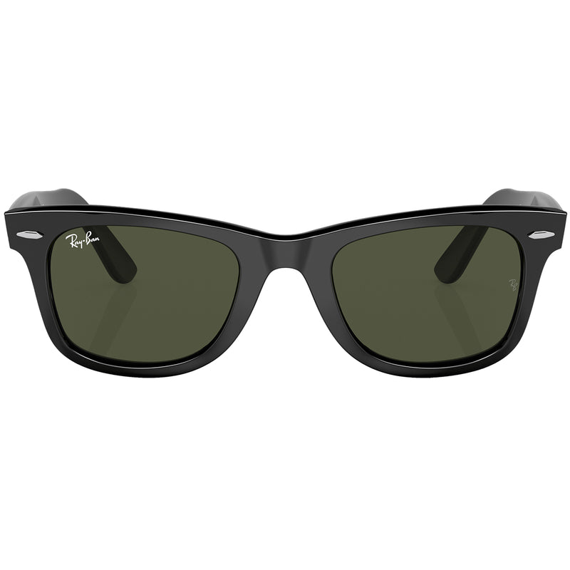 Load image into Gallery viewer, Ray-Ban Original Wayfarer Bio-Acetate Sunglasses - Polished Black/Green
