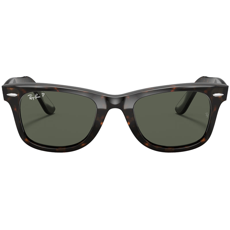 Load image into Gallery viewer, Ray-Ban Original Wayfarer Classic Polarized Sunglasses - Polished Tortoise/Green
