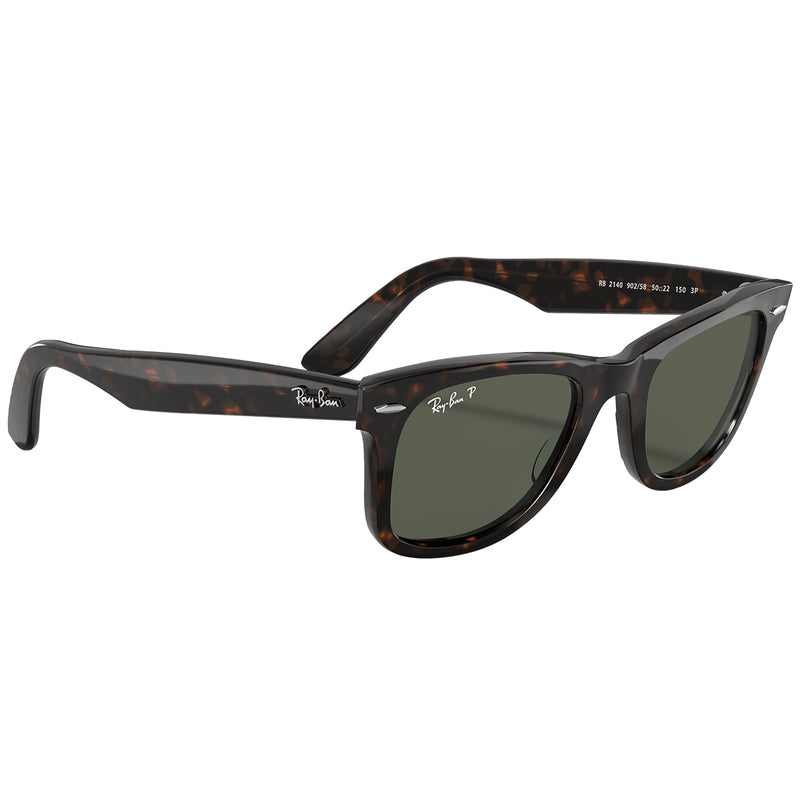 Load image into Gallery viewer, Ray-Ban Original Wayfarer Classic Polarized Sunglasses - Polished Tortoise/Green
