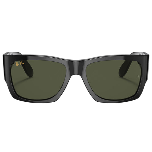 Ray-Ban Nomad Sunglasses - Polished Black/Green