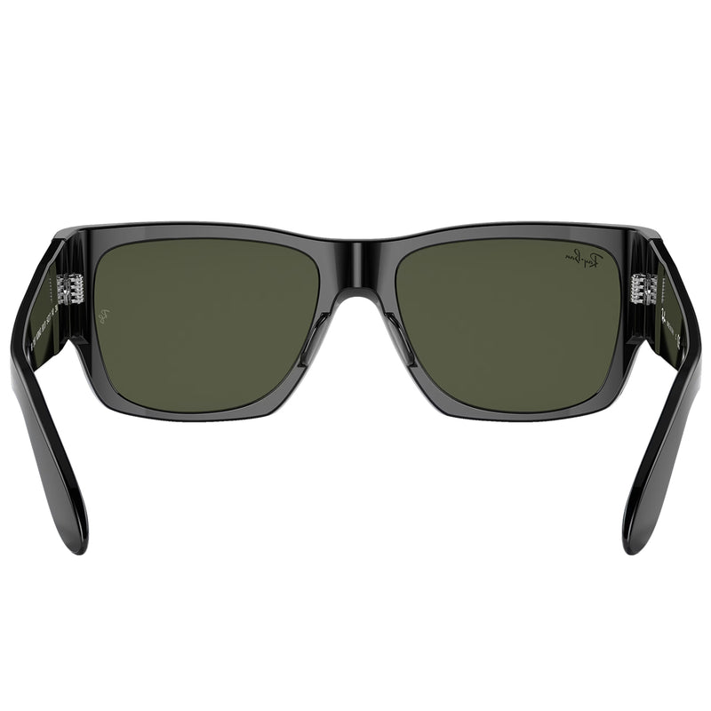 Load image into Gallery viewer, Ray-Ban Nomad Sunglasses - Polished Black/Green
