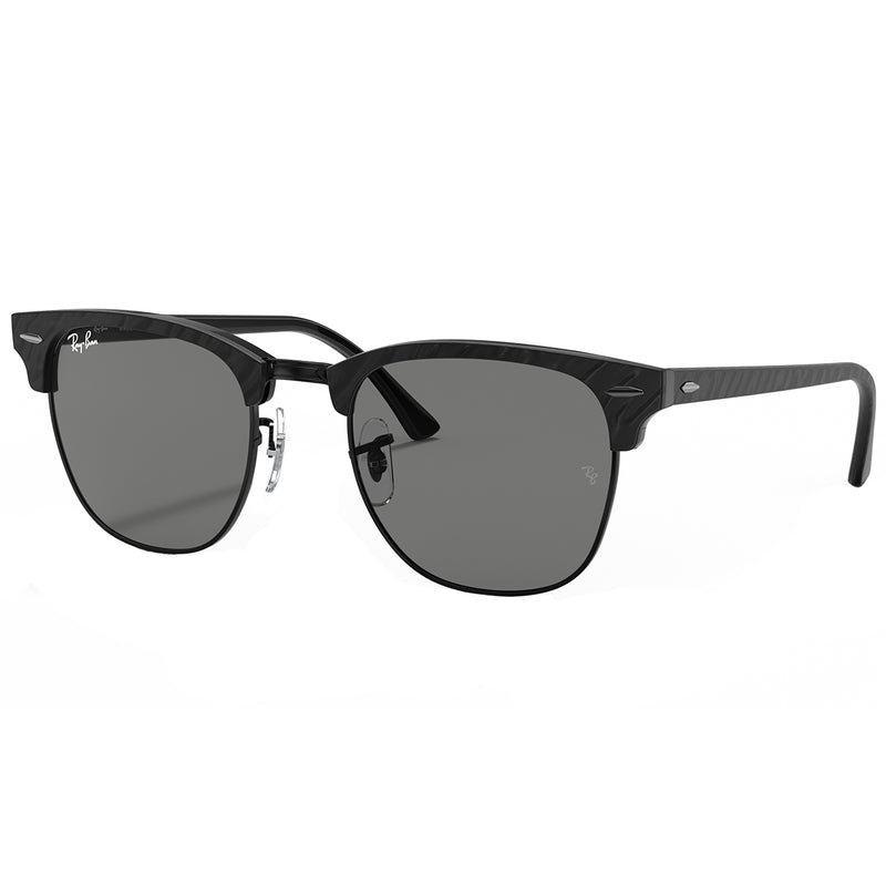 Load image into Gallery viewer, Ray-Ban Clubmaster Marble Sunglasses - Polished Black/Dark Grey
