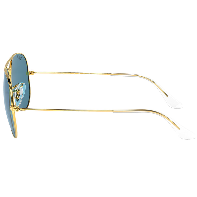 Load image into Gallery viewer, Ray-Ban Aviator Classic Polarized Sunglasses - Polished Gold/Blue
