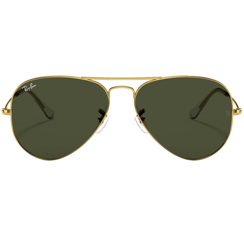 Load image into Gallery viewer, Ray-Ban Aviator Classic Sunglasses - Polished Gold/Green
