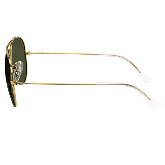 Ray-Ban Aviator Classic Sunglasses - Polished Gold/Green