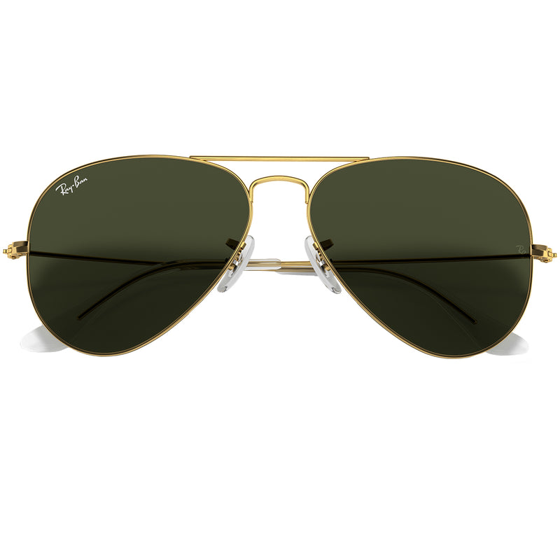 Load image into Gallery viewer, Ray-Ban Aviator Classic Sunglasses - Polished Gold/Green
