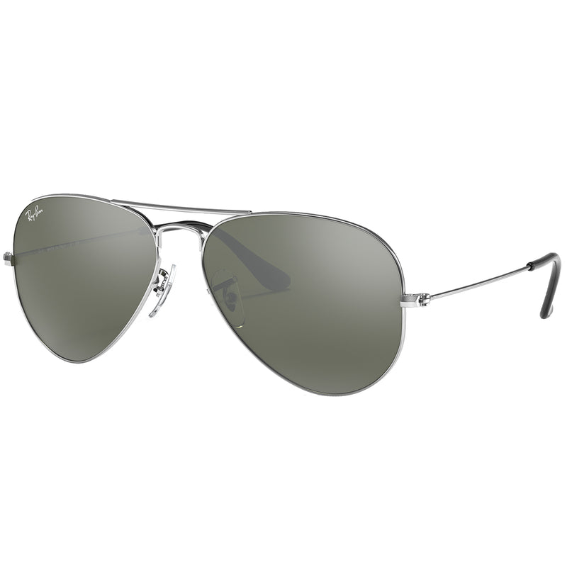 Load image into Gallery viewer, Ray-Ban Aviator Mirror Sunglasses - Polished Silver/Silver
