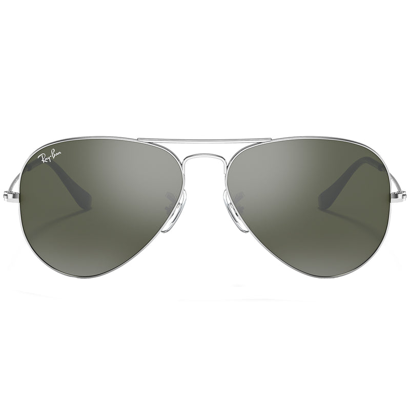 Load image into Gallery viewer, Ray-Ban Aviator Mirror Sunglasses - Polished Silver/Silver
