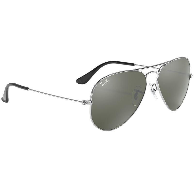 Load image into Gallery viewer, Ray-Ban Aviator Mirror Sunglasses - Polished Silver/Silver
