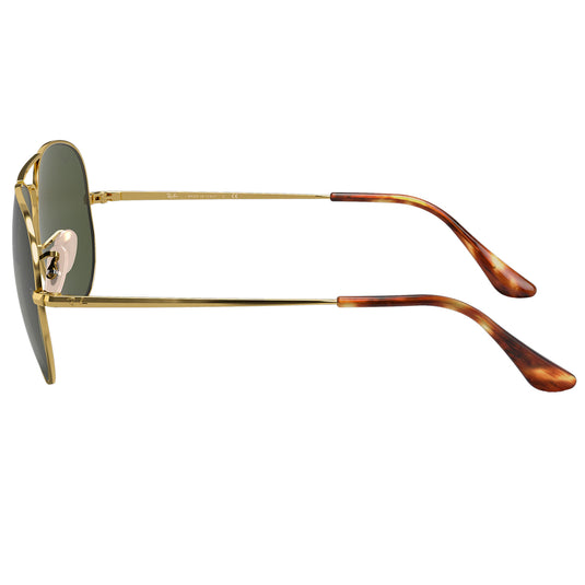 Ray-Ban Aviator Metal II Sunglasses - Polished Gold/Green