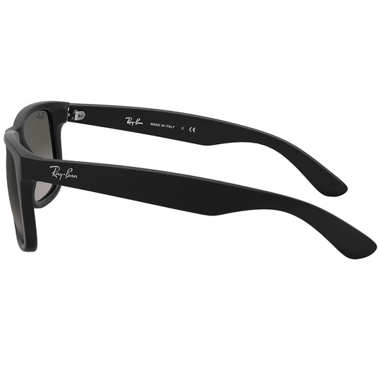 Ray-Ban Justin Classic Sunglasses - Matte Black/Dark Grey