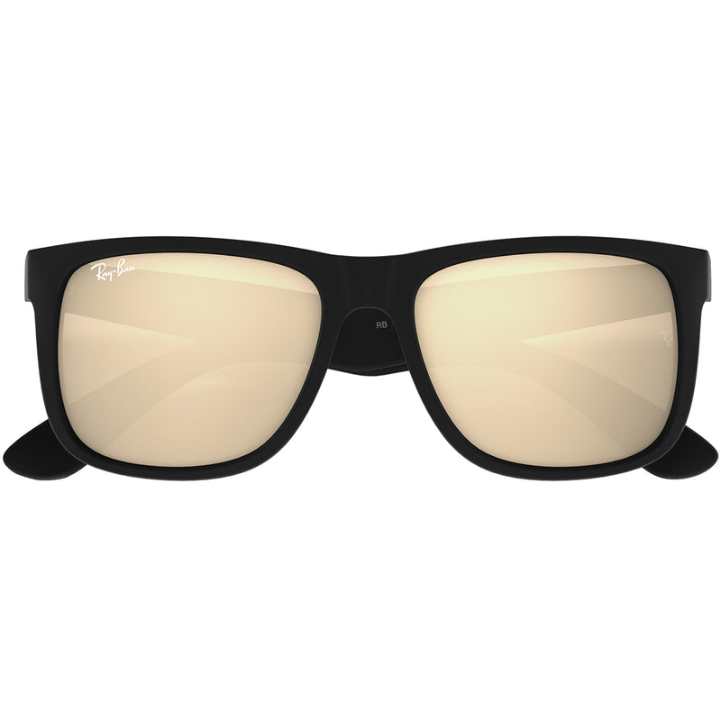 Load image into Gallery viewer, Ray-Ban Justin Color Mix Mirror Sunglasses - Matte Black/Gold
