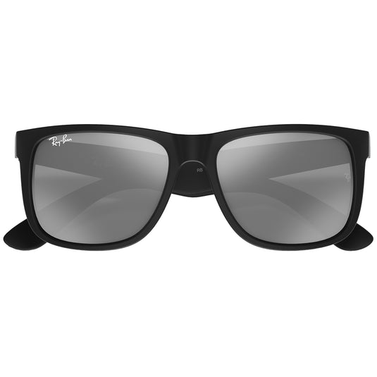 Ray-Ban Justin Color Mix Mirror Sunglasses - Matte Black/Grey