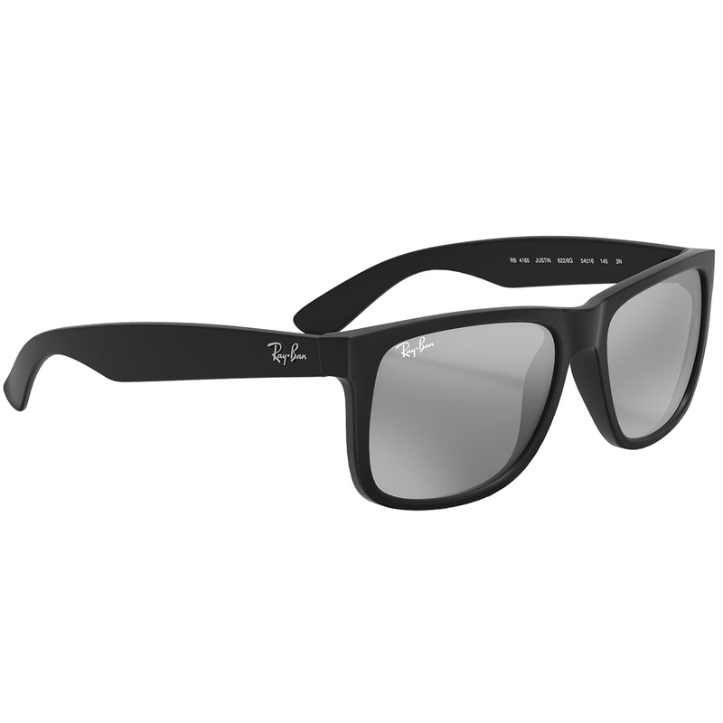 Load image into Gallery viewer, Ray-Ban Justin Color Mix Mirror Sunglasses - Matte Black/Grey
