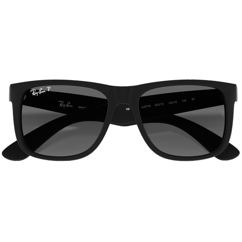 Load image into Gallery viewer, Ray-Ban Justin Classic Polarized Sunglasses - Matte Black/Grey
