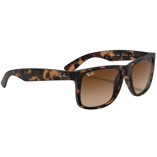 Ray-Ban Justin Classic Sunglasses - Matte Havana/Dark Brown