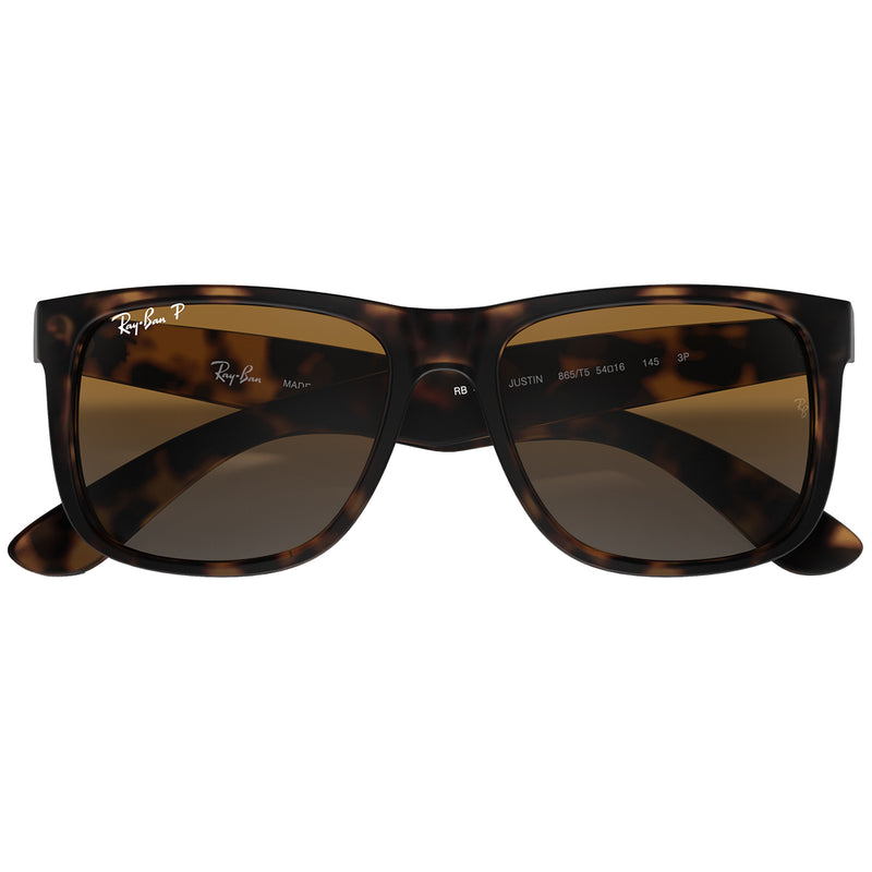 Load image into Gallery viewer, Ray-Ban Justin Classic Polarized Sunglasses - Matte Havana/Brown
