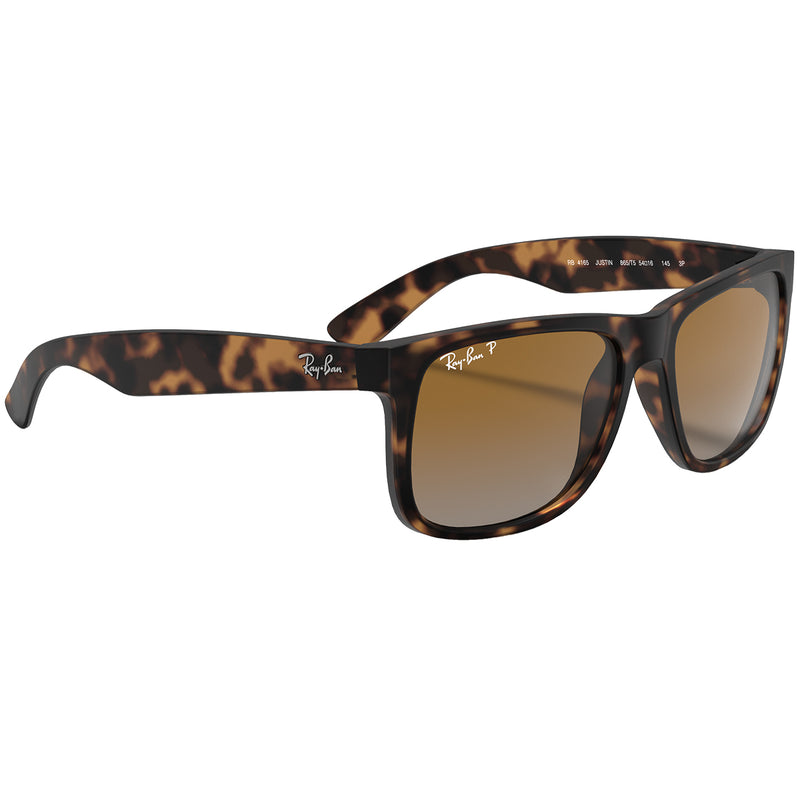 Load image into Gallery viewer, Ray-Ban Justin Classic Polarized Sunglasses - Matte Havana/Brown
