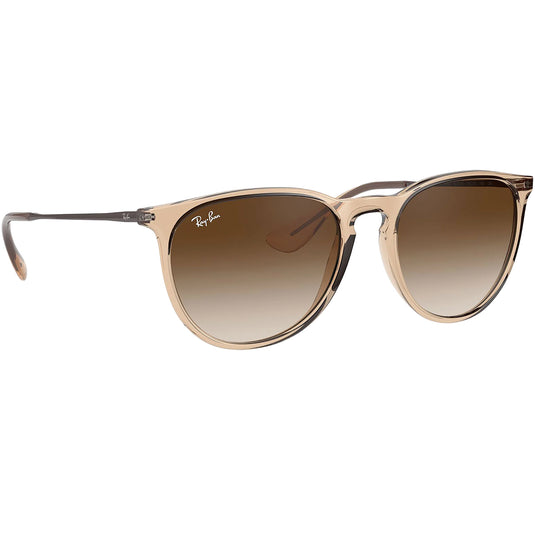 Ray-Ban Erika Classic Sunglasses - Polished Transparent Light Brown/Brown