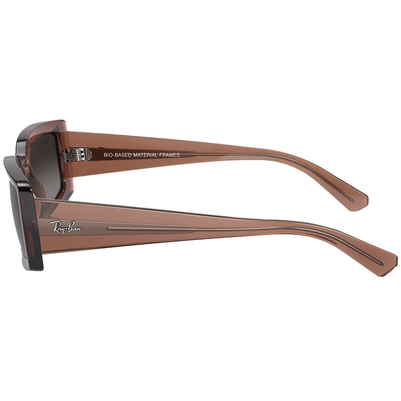 Load image into Gallery viewer, Ray-Ban Kiliane Bio-Based Polarized Sunglasses - Polished Transparent Brown/Grey
