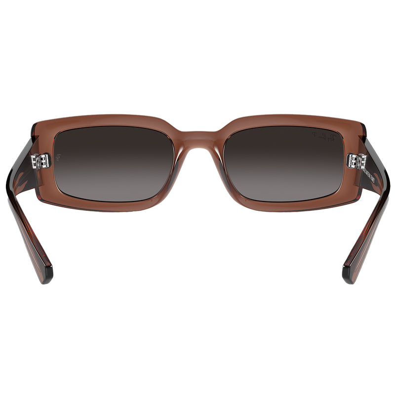 Load image into Gallery viewer, Ray-Ban Kiliane Bio-Based Polarized Sunglasses - Polished Transparent Brown/Grey
