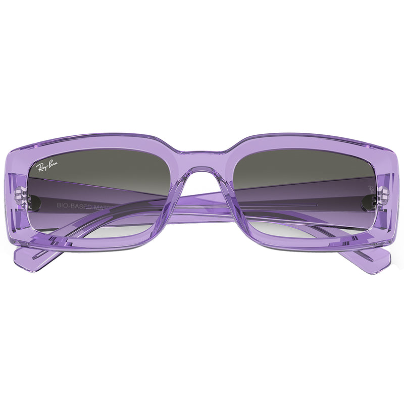 Load image into Gallery viewer, Ray-Ban Kiliane Bio-Based Sunglasses - Polished Transparent Violet/Green
