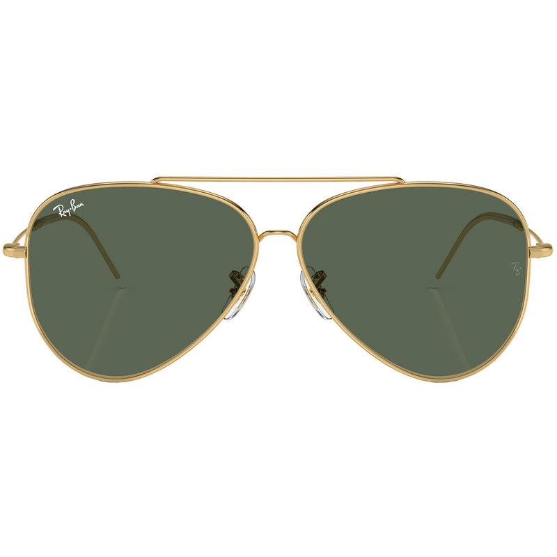 Load image into Gallery viewer, Ray-Ban Aviator Reverse Sunglasses - Polished Gold/Green
