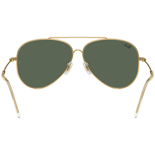 Ray-Ban Aviator Reverse Sunglasses - Polished Gold/Green