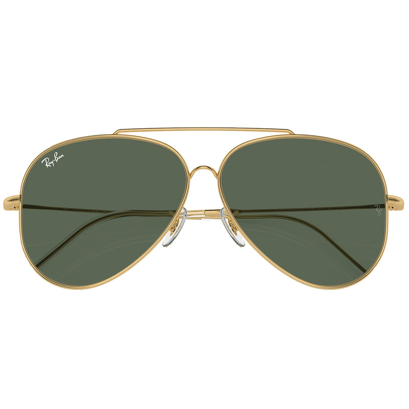 Load image into Gallery viewer, Ray-Ban Aviator Reverse Sunglasses - Polished Gold/Green
