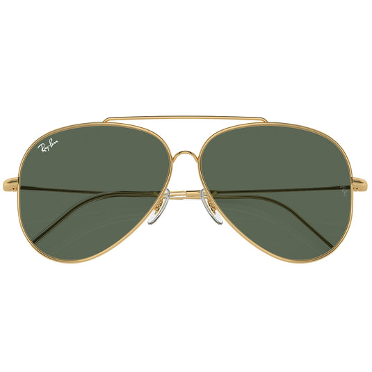 Ray-Ban Aviator Reverse Sunglasses - Polished Gold/Green