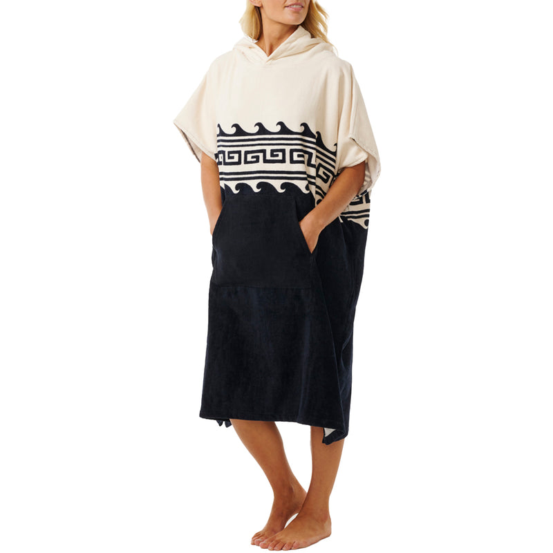 Load image into Gallery viewer, Rip Curl Women&#39;s Mixed Hooded Towel Changing Poncho
