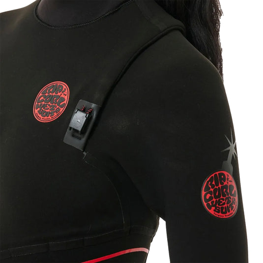 Rip Curl Women's Flashbomb Fusion 3/2 Zip Free Wetsuit