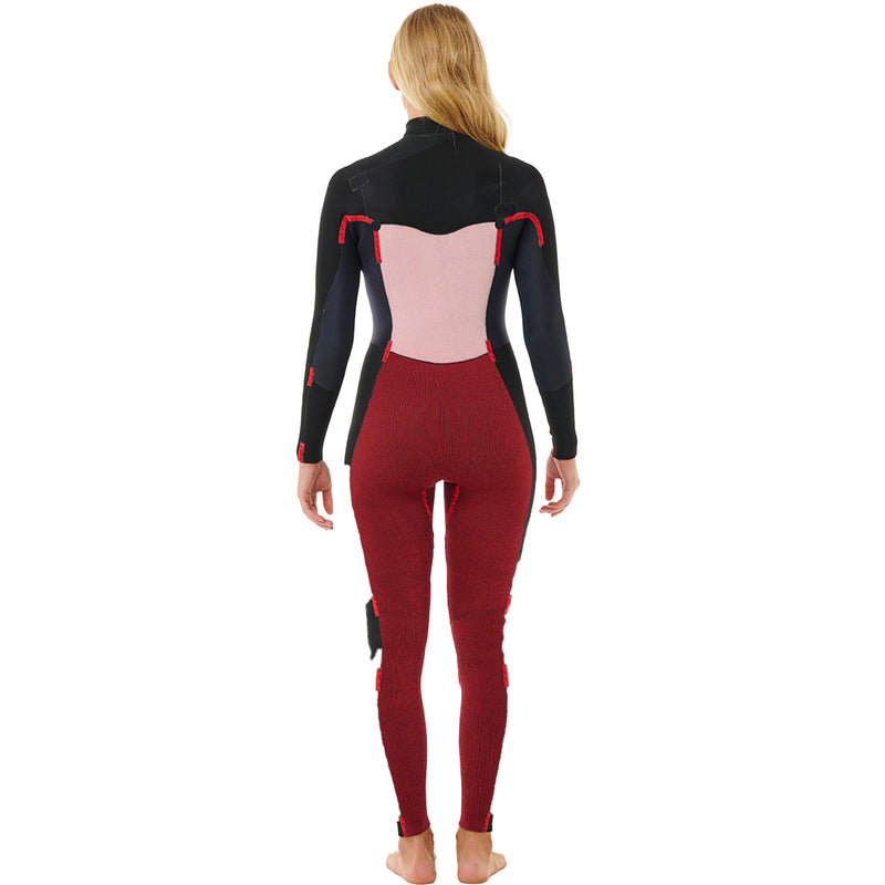 Load image into Gallery viewer, Rip Curl Women&#39;s Dawn Patrol 4/3 Chest Zip Wetsuit
