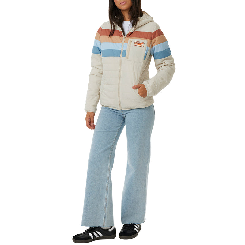 Load image into Gallery viewer, Rip Curl Women&#39;s Anti-Series Revival Hooded Zip Jacket
