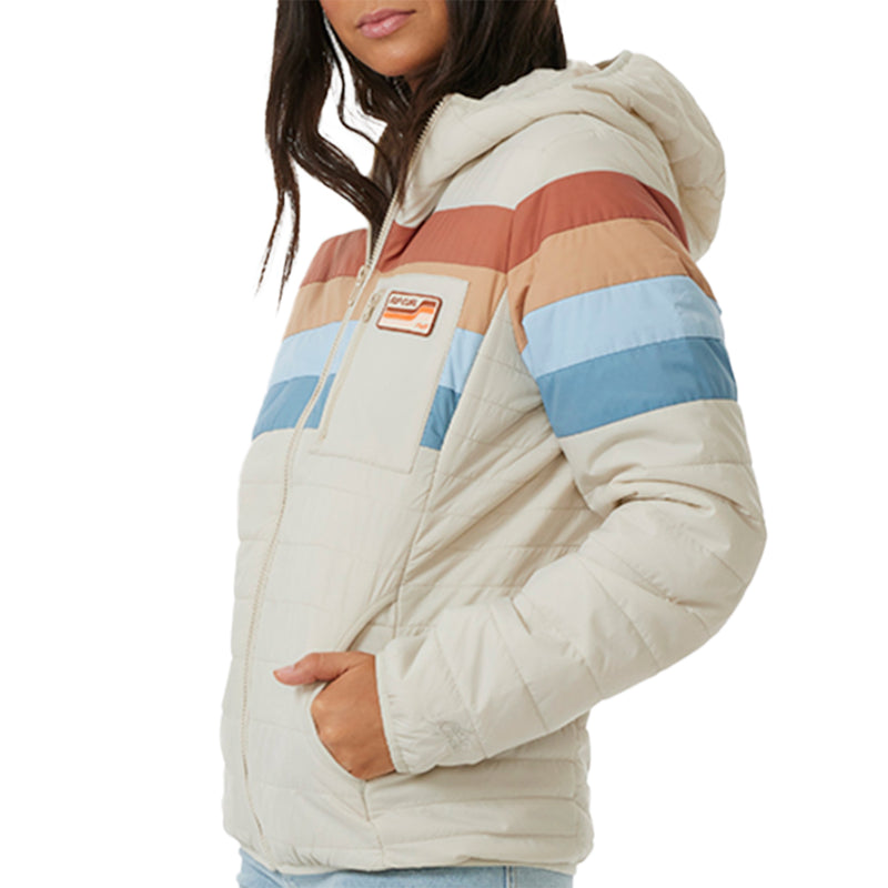 Load image into Gallery viewer, Rip Curl Women&#39;s Anti-Series Revival Hooded Zip Jacket
