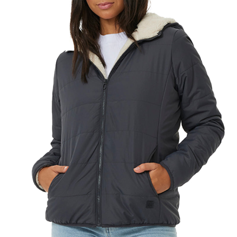 Load image into Gallery viewer, Rip Curl Women&#39;s Anti-Series Anoeta Classic Hooded Zip Jacket
