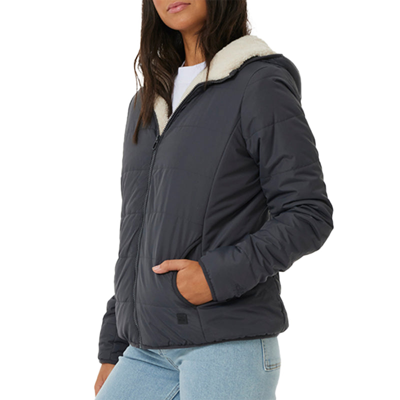 Load image into Gallery viewer, Rip Curl Women&#39;s Anti-Series Anoeta Classic Hooded Zip Jacket
