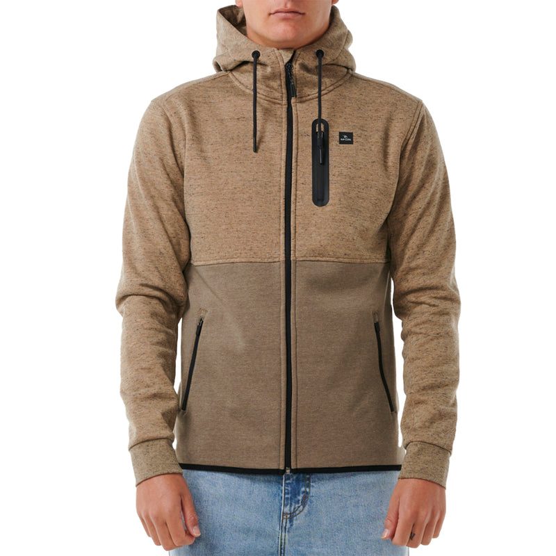 Load image into Gallery viewer, Rip Curl Departed Anti-Series Fleece Zip Hooded Jacket
