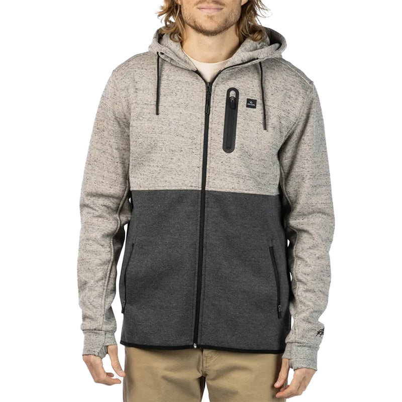 Load image into Gallery viewer, Rip Curl Departed Anti-Series Fleece Zip Hooded Jacket
