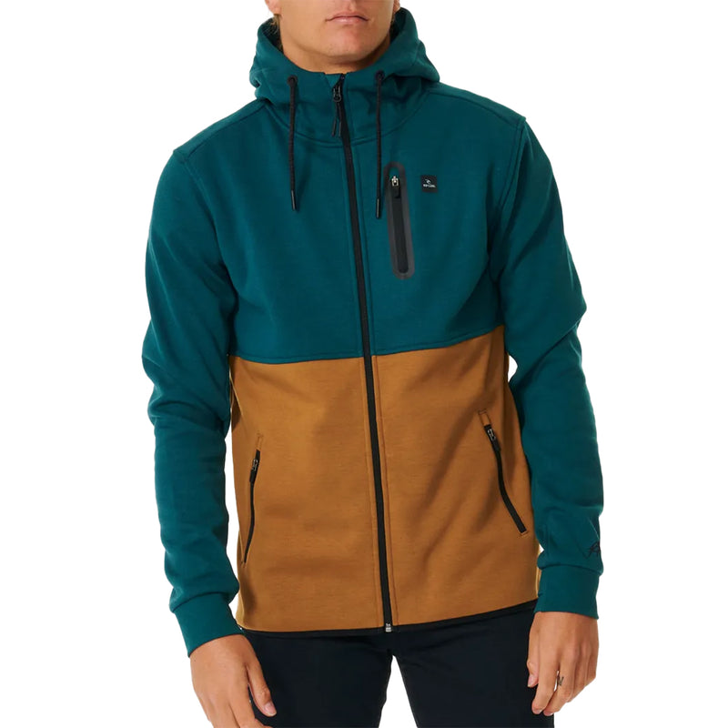 Load image into Gallery viewer, Rip Curl Departed Anti-Series Fleece Zip Hooded Jacket
